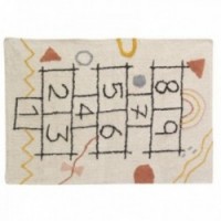 Dywanowa sypialnia bawełna marynna tuftowana 120 x 180