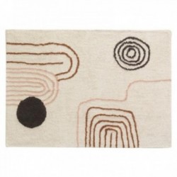 Arty Getuftete Bodenmatte aus Baumwolle 120 x 180