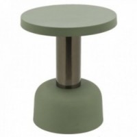 Khaki Metal Round SOFFEACE