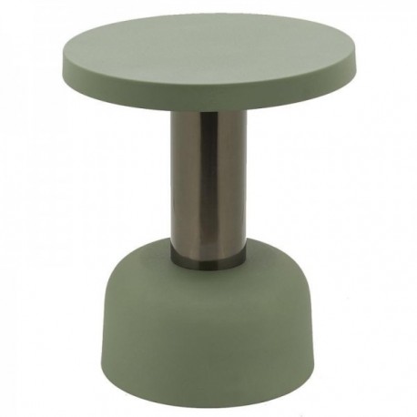 Khaki metalowy stolik kawowy