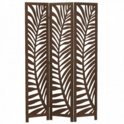 3-panel wooden screen with...