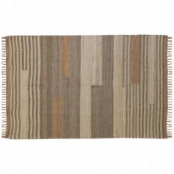 Rug in natural jute and...