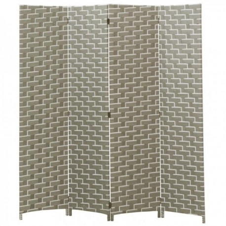 Ekran 4 białe i szare panele nylonowe