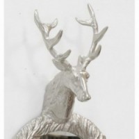 Duży lustrzany lustro deer głowa