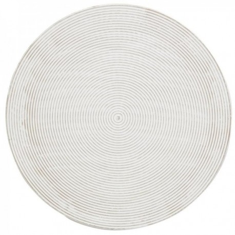 Okrągła dekoracja ścienna w rzeźbieniu