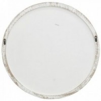 Pyöreä seinän sisustus veistetty väliaine