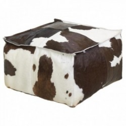 Neliöpouf cowhide