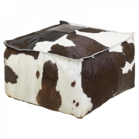 Neliöpouf cowhide