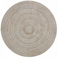 Pyöreä seinän sisustus veistetty väliaine