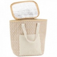 Obiad włochy izolowane w stylu lunchu - wzory geometryczne 25 x 15 x 29 cm