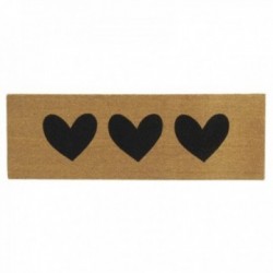Doormats 3 hearts in coco...