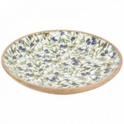 Duży okrągły płaski mango...