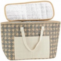 Izolowany torba posiłek juta - czakry 46 x 15 x 32 cm