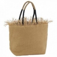 Sac à main en jute naturel