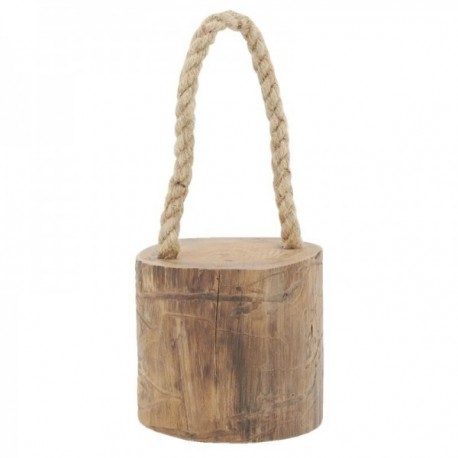 Okrągły uchwyt do drzwi z tekiem linowym