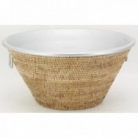 Rattan napój odświeżający z basenie aluminium