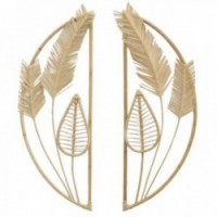 Rattan Wall Design Leaves