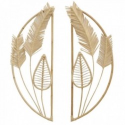 Rattan Wall Design Leaves