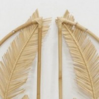 Rattan Wall Design Leaves