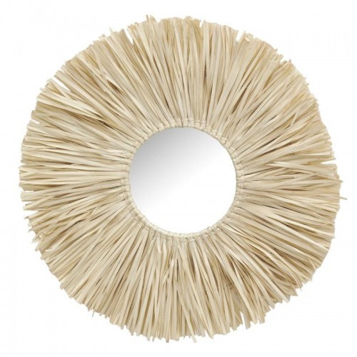 Pyöreä peili Frage Palm Ø 62 cm Natural Bohemian Wall Decor & Crafts
