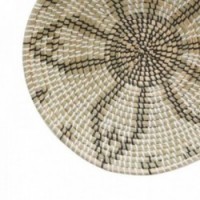 Zestaw 3 okręgów w dekoracji kwiatów morskich kwiat - dekoracja ścienna