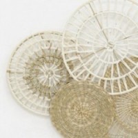 Jute wall and cotton wall decor 7 discs