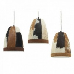 Cowhide jousitus lamppu Ø 21 h 30 cm