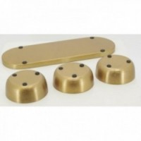 Aperitif 3 metalowe przypadki Ø 12 h 5 cm