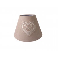 Heart Bedside Lamp Shade (Light Pink)