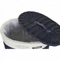 Blue Wicker Closet Set med LID + 3 kurve