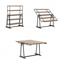 Puinen hylly ja vaihdettava...