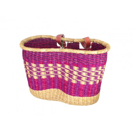 Värikäs luonnollinen pyöräkorkki nahkahihnalla