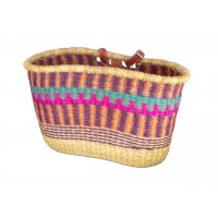 Värikäs luonnollinen pyöräkorkki nahkahihnalla