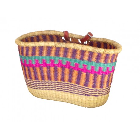 Värikäs luonnollinen pyöräkorkki nahkahihnalla