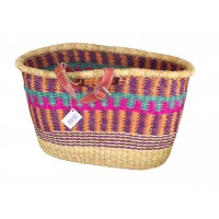 Värikäs luonnollinen pyöräkorkki nahkahihnalla