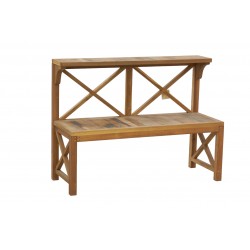 Hylde træ Display planteholder til blomsterpotter, elegante blomsterhandler dekorative møbler