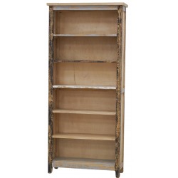 Wooden bookshelf 6 levels
