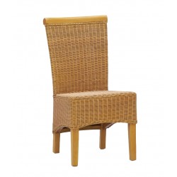 Rattan chair with natural...