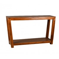 Table console en bois d'acajou
