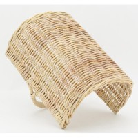 Panier à bûches en poelet naturel