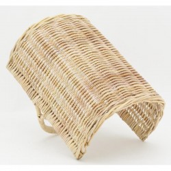 Panier à bûches en poelet naturel