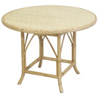 Table en rotin naturel ø 100 cm