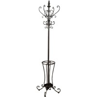 Stary metalowy stojak z uchwytem parasolowym H180CM