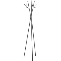 Porte-manteau en métal gris 3 pieds Arbre