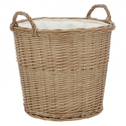 Great crude bone basket with cotton lining