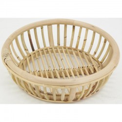 Corbeille ronde en rotin naturel ø 42 cm