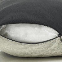 Coussin chien en coton 45 x 45 cm