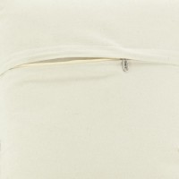 Coussin en coton fleurs jaunes 45 x 45 cm