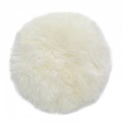 Sheepskin cushion chair seat ø 40 cm