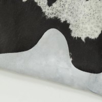 Tapis en peau de vache naturelle et marron l env. 200 cm